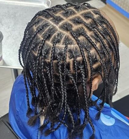 Natural Hair Medium Plaits
