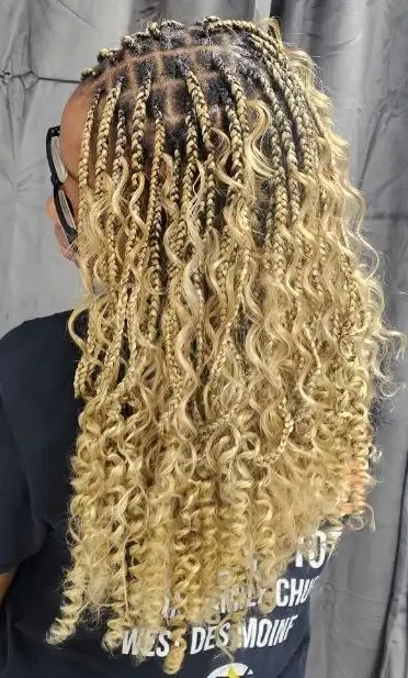 Boho Knotless Braids